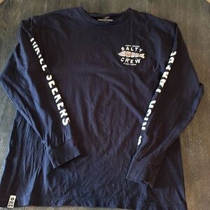 Large SALTY CREW. LS Tshirt